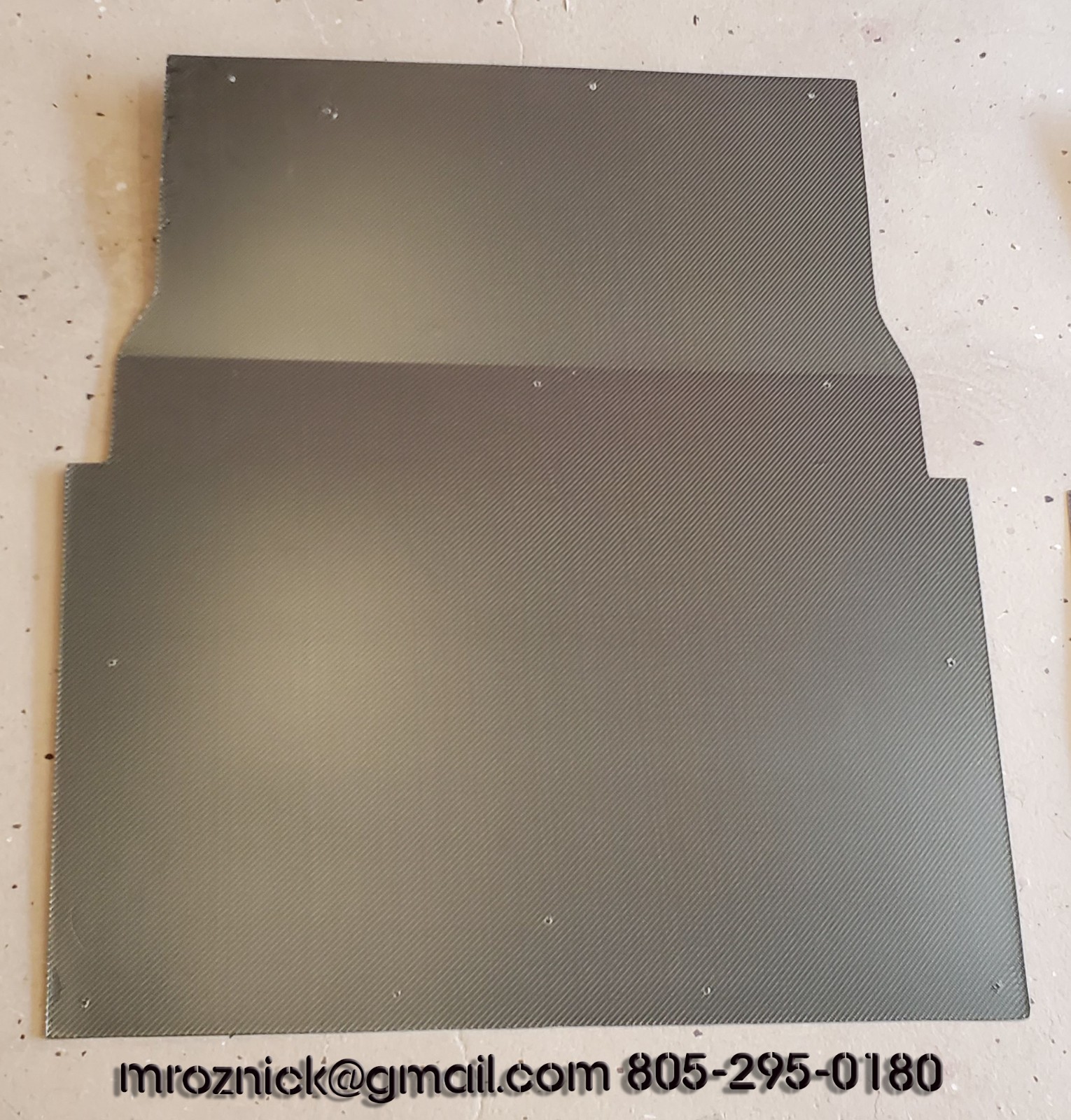 Ferrari F40 Front Floor Under Tray. Part Number: 62383800    70% Discount.