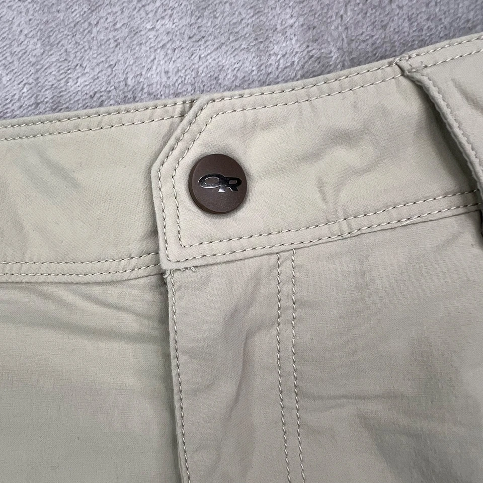 Pantalones Cortos Outdoor Research Equinox Para Hombres 32 Kahki Cargo Gorpcore Exterior 11” Entrepierna Foto 4 de 4
