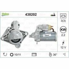 Starter Valeo 438202 Generalüberholt für Nissan Primastar Bus X83 Dci 90