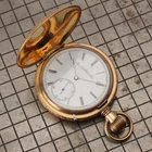 1891 Elgin Pocket Watch Grade 3 Full Hunter Gold Filled Case 16s 15j Model 3