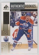 2011-12 SP Game Used Edition Authentic Rookies Gold 14/50 Anton Lander #168 08ee