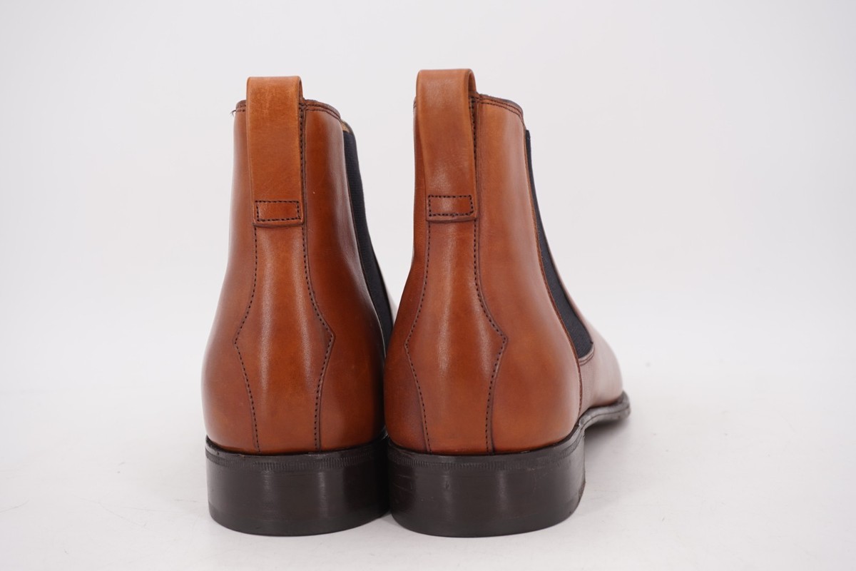 John Lobb Lawry Handmade Brown Leather Chelsea Boots John Lobb - Lawry Full-Grain Leather Chelsea Boots - Brown  main image 4