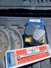 New Mgb Brake Pads And Brake Shoes With Free Adjusting Wrenchoriginal Wrappin