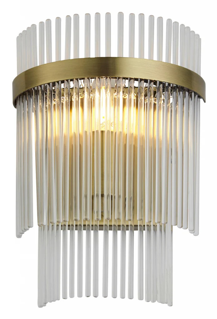 Wall Light Brass Marietta Antique Endon 99168