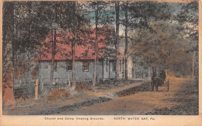 #ad Church amp; Camp Meeting Grounds North Water Gap PA c1910 Joseph H. Graves Postcard $15.99