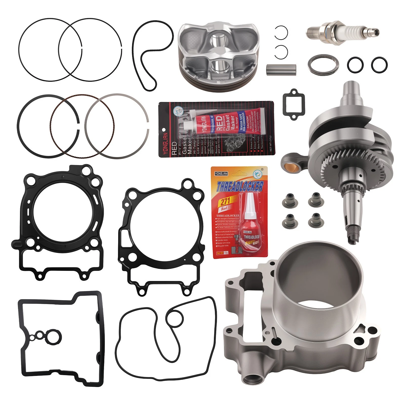 KIT, ASM., PISTON, 99MM, STANDARD [INCL. STANDARD SIZE PISTON, PIN, CLIPS, RING SET]