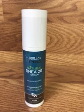 BIOLABS PRO Natural Bio-Identical DHEA 20 Cream 2-Month Supply Men/Women Sealed