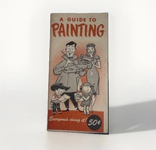 Vintage A GUIDE TO PAINTING Everyone's Doing It! M. GRUMBACHER Inc. 1953 Booklet