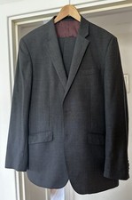 TM Lewin Suit - Grey with Two Pairs of Trousers. Jacket 43R & Trousers (x2) 36R