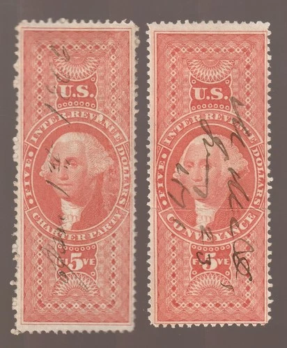 US Stamps, Collection , General Revenue R88c & R89c, used