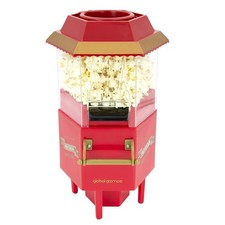 Global Gizmos 1200W Fairground Carnival Push Cart Party Popcorn Maker Machine