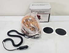 Portable Emergency Revolving Light 12v Yellow - Amber Dl-200 Magnetic Mount New