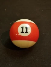  Billiard #11 Ball Standard Size 2-1/4"  Style Cue Replacement / DIY Project