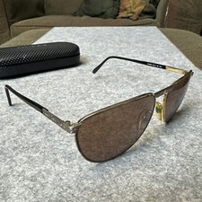 1970s FILOS 5295 Sunglasses Color 1D02 Black/ Gold Metal Frame 56-16/L