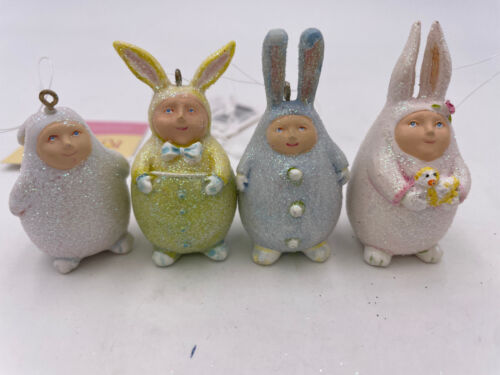 Department 56 Krinkles Mini Orn. Egg People, Set of 4 24974 - Picture 1 of 3