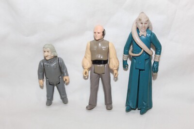 Vintage Star Wars Action Figure lot of 3 Lobot Ugnaught Bib Fortuna