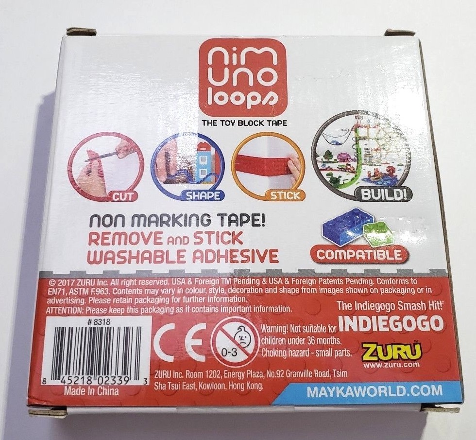 Nim Uno Loops Toy Block Tape Lego Tape BRAND NEW!!lego, mega block