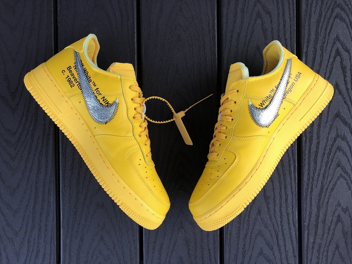 スニーカー Nike Air Force 1 Low Off-White ICA University Gold Off-White™ x Nike Air Force 1 Low 