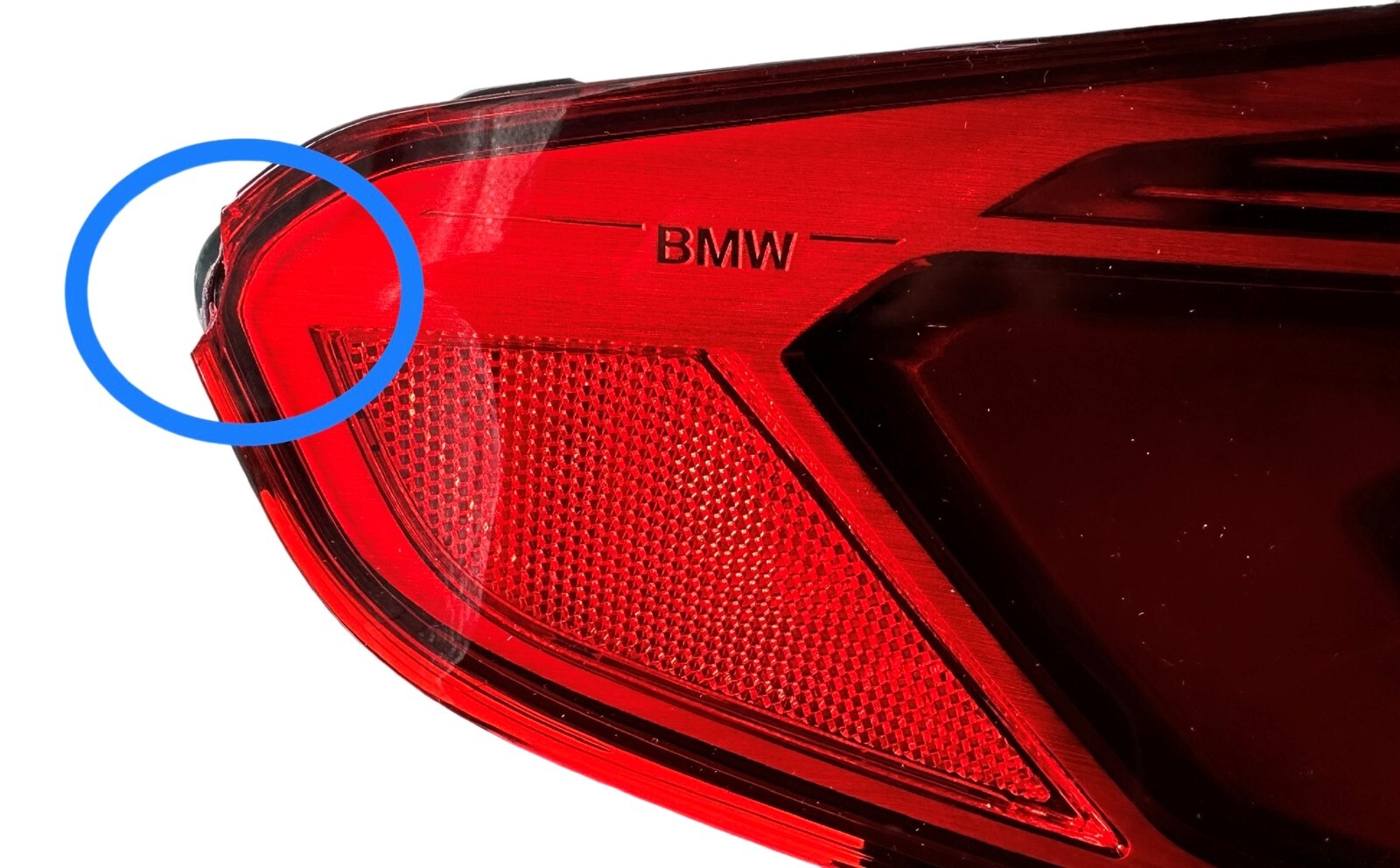 BMW 5 Series Tail Light (Left) 63217376463 OEM *Damaged Refer to 