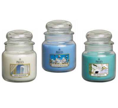 (66,33 EUR/kg) Prices Candles - Duftkerze Set Sommerduft - 3 x100g Bonbonglas