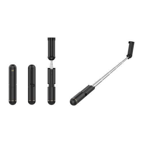 Extendable Selfie Stick Tripod Pole Rod Build-in bluetooth Remote Control - Picture 8 of 10