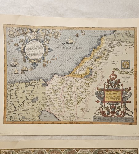 Lot Vintage Deko-Karten 15-16. Jahrhundert: Asien, Kanada Heiliges Land, Neu Belgien - Bild 10 von 19