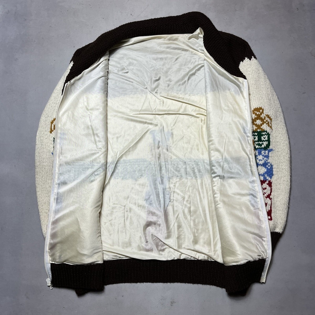 トップス Mary knit cowichan gray ANDMARY】Mary knit cowichan