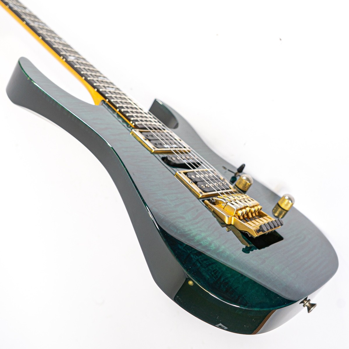 1993 Ibanez RG7CTTL Electric Guitar Trans Blue w/ Tree of Life