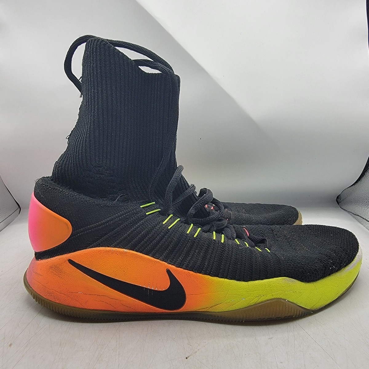Nike Hyperdunk 2016 Flyknit Unlimited Mens 7 Multicolor Sneaker