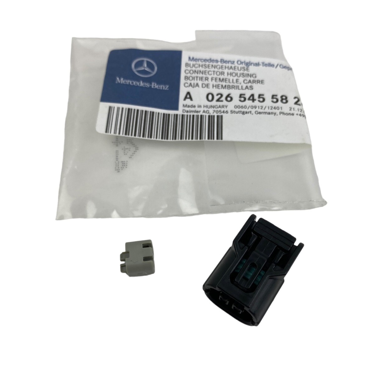 Genuine Mercedes-Benz OEM Harness Plug End Connector Housing Genuine Mercedes-Benz OEM Harness Plug End Connector Housing