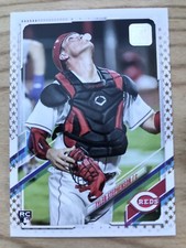 2021 Topps Gold Star Parallel #153 Tyler Stephenson Reds Rookie Card 