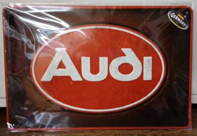 Nostalgic Art Blechschild AUDI Logo  20 x 30 ,
