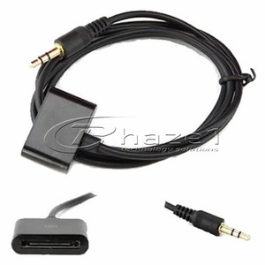 IPhone 3/4 30 pines del conector de Audio Dock Adaptador Cable Jack de Audio 3.5mm | eBay