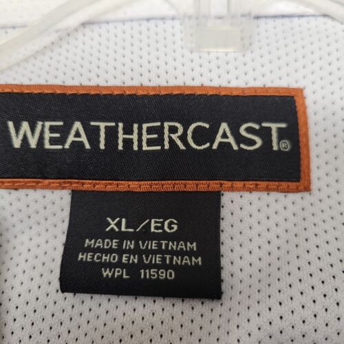 WEATHERCAST Outdoor Vented Fishing Hiking Zip Pocket Shirt Navy Blue Men XL NWOT - Picture 12 of 12
