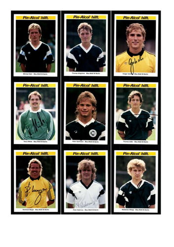 Set De Cartes Autographiées MSV Duisburg Saison 2008-09 - 22 Cartes Originales (3359)