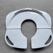Gray Childs Folding Packable Portable Plastic Toilet Seat Training Seat