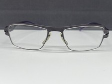 Ic Berlin Eyeglasses Frames Children Boys Girl Purple Nalah Eggplant Nose Pads