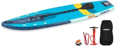 Sea Eagle Inflatable Longboard LB11 Paddleboard Start Up Package Paddle, Pump