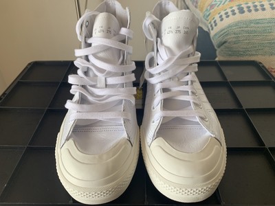 adidas nizza white leather