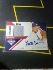2020 USA Baseball Stars/Stripes Material Signatures SSS-NS Nate Savino/399
