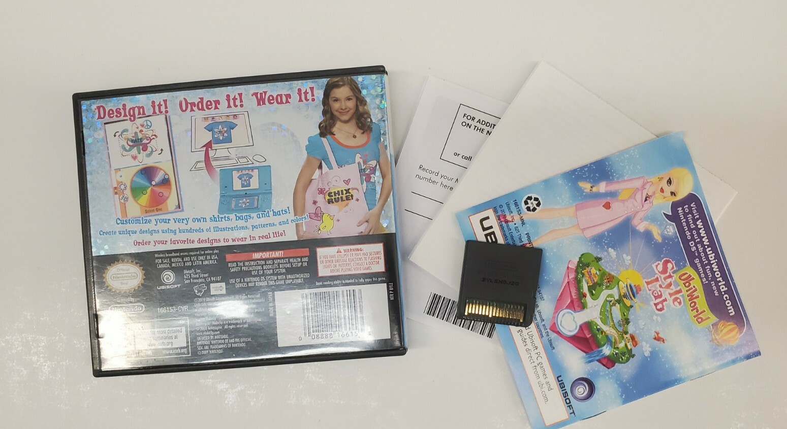 Style Lab Fashion Design [Nintendo DS GAME+BOX+MANUAL Girls Dolled Up w Clothes!