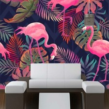 Flamingo Rudiment 3D Full Wall Mural Photo Wa...