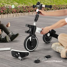 FableKids® Dreirad 7in1 Kinderdreirad Laufrad Lernrad Kinder Lenkstange Fahrrad