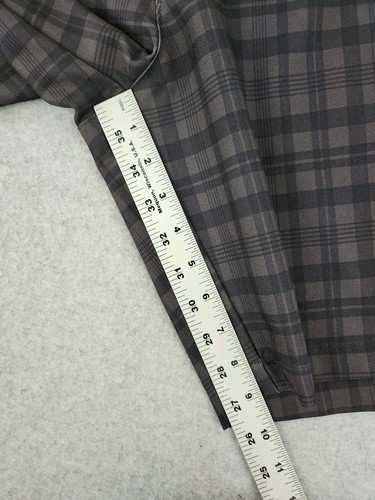 Reebok Golf Shorts Men Size 46 Gray Plaid Stretch Comfort Waistband Course XXL - Picture 5 of 12