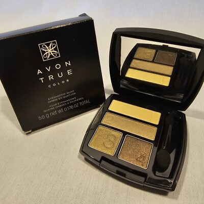  Avon - True Color Eyeshadow Quad - ''Gilded Metallics'' - NIB!!!