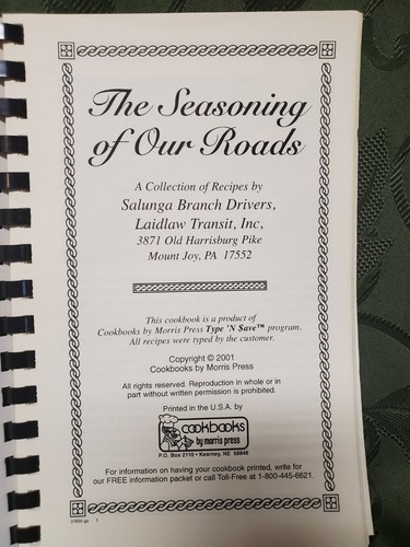 THE SEASONING OF OUR ROADS COOKBOOK HEMPFIELD SCHOOL DISTRICT  - Bild 3 von 7