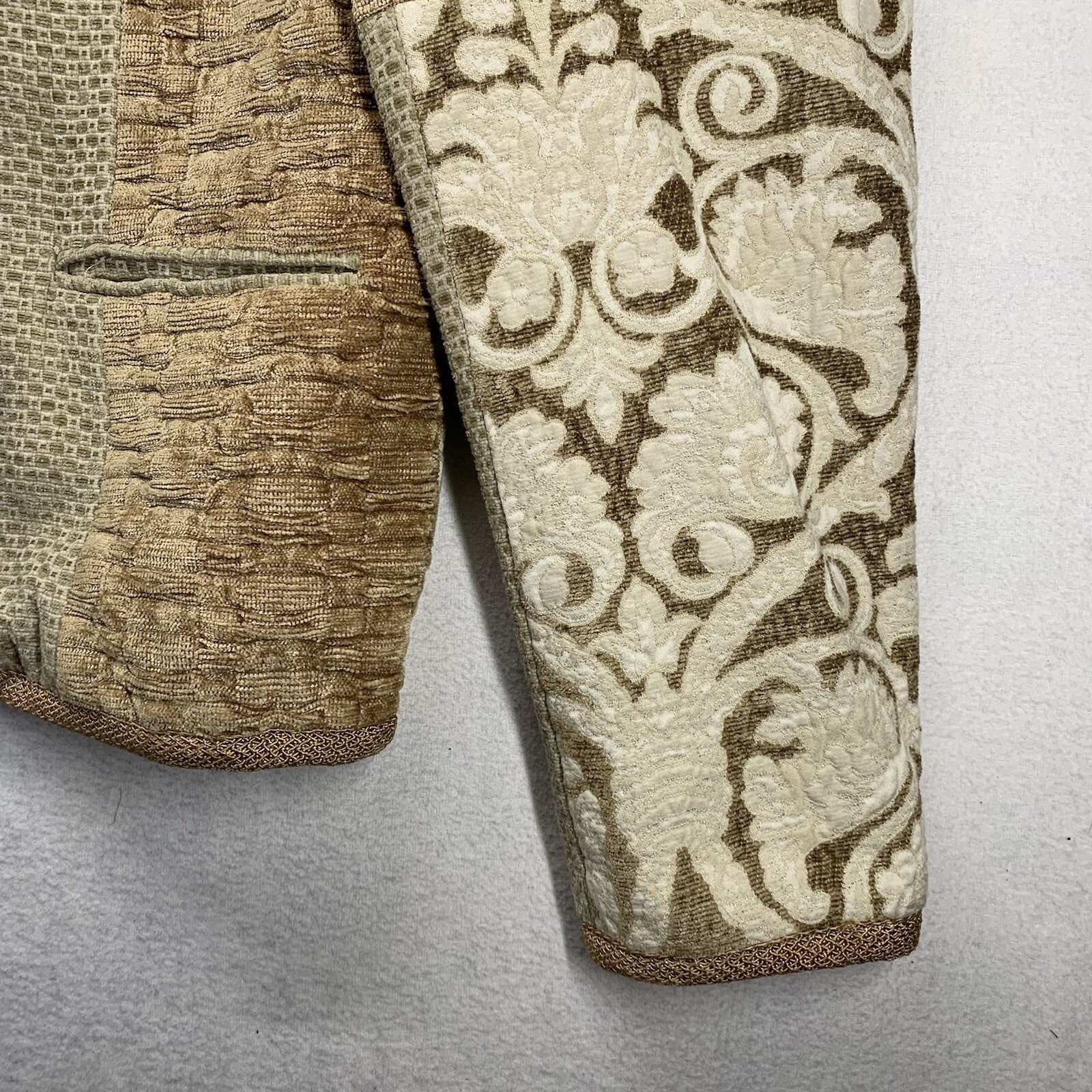 Vintage Patchwork Jacket Max & Mabel Texture Crea… - image 3