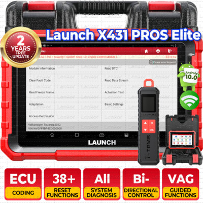 2025 Newest LAUNCH X431 Pro Elite V+ Bidirectional Car Diagnostic Scanner Coding