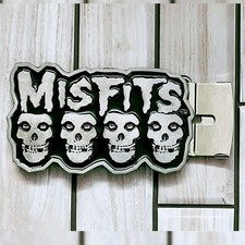 MISFITS BELT SET BUCKLE BELT CLIP ROCK/CONCERT MERCHANDISE