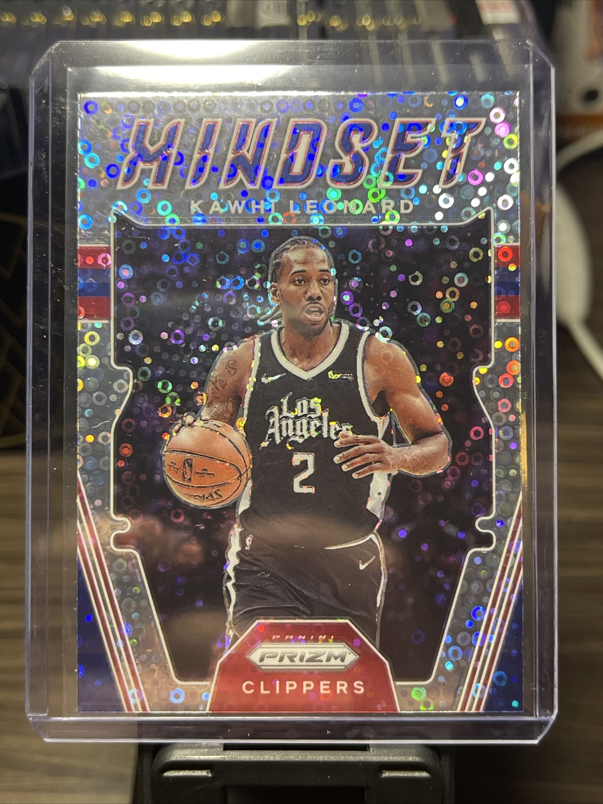 2021-22 Panini Prizm - Mindset FAST BREAK DISCO Prizm #14 Kawhi Leonard